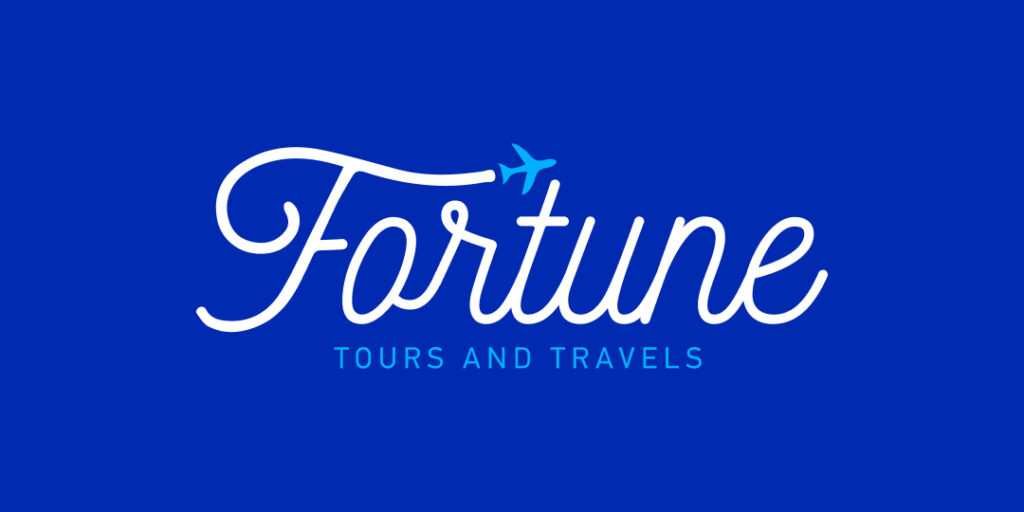 low-cost logo design Fortune tours and travels logo designed